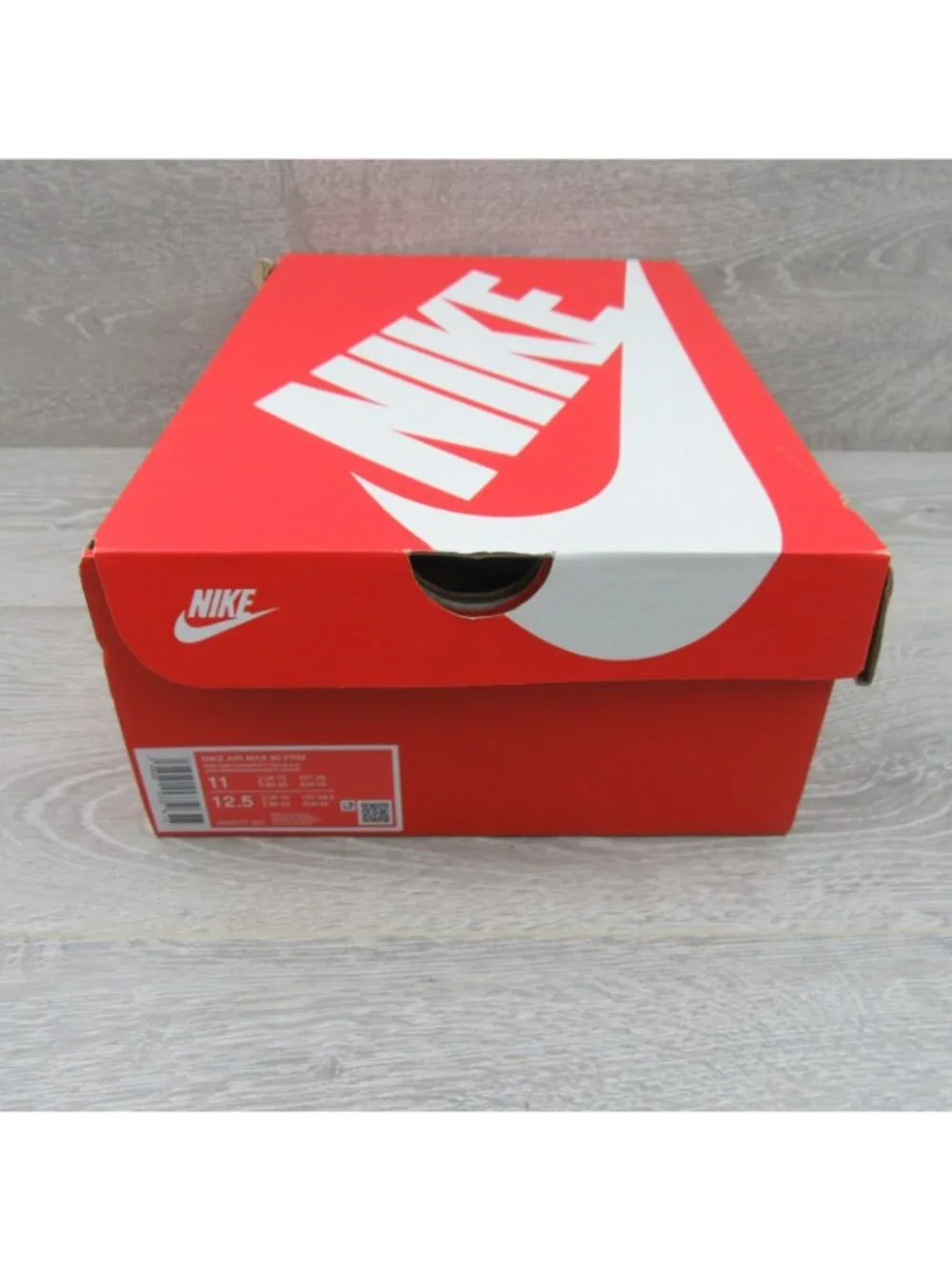 Nike Air Max 90 Premium Men's Size 11 Iron Grey Red Shoes NEW